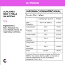 Caja x 8 alfajor "sin azúcar" (maní y pasas de uva)