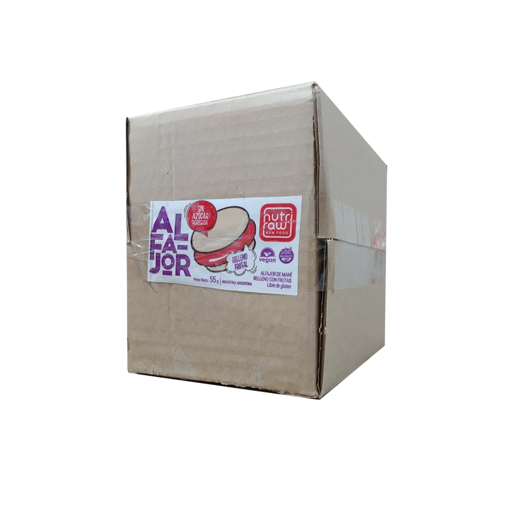 Caja x24 alfajores - SIN AZUCAR - Nutriraw