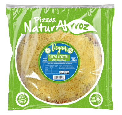 Pizza c/QUESO VEGAN x300g - Naturalrroz