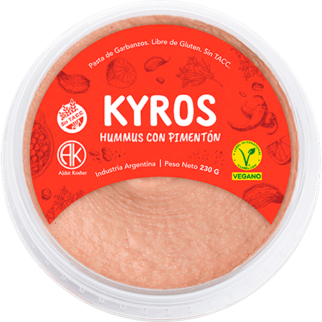 Hummus c/PIMENTON PICANTE - Kyros