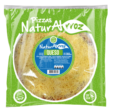 Pizza c/QUESO x300g - Naturalrroz