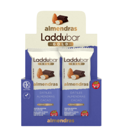 Caja x12 barritas RAW - ALMENDRAS - LadduBar