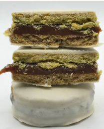 Caja x6u - Alfajor KETO DDL y CHOCOLATE BLANCO - Vento