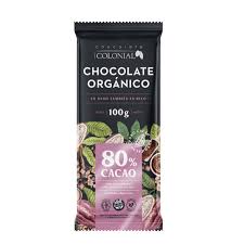 Caja x10u - Barra chocolate 80% ORGANICO x100g - Colonial