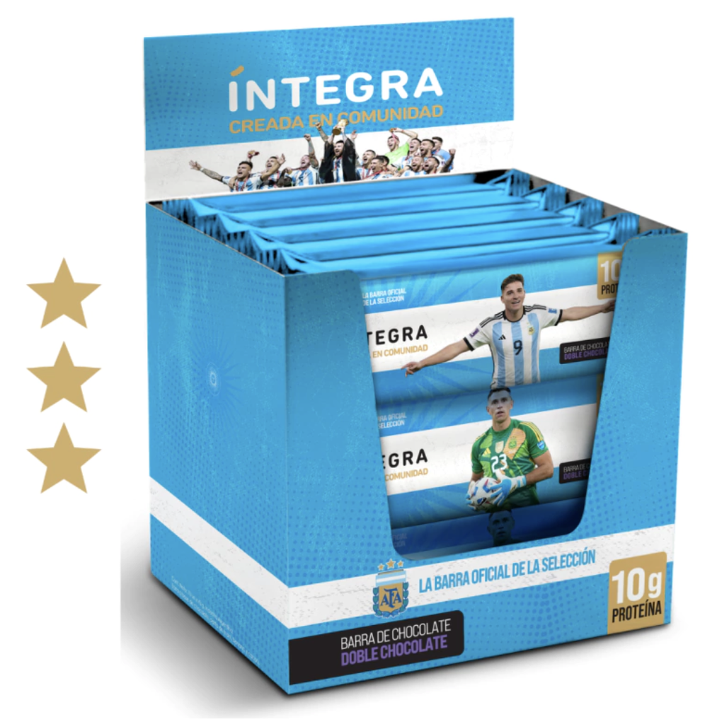 Caja x12 barritas - DOBLE CHOCOLATE - AFA  - Integra