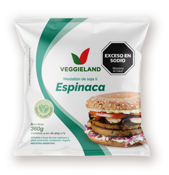 [2409] Medallones SOJA y ESPINACA x4u - Veggieland