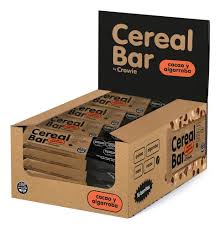 [2621] Caja x16 barras - CEREAL de CACAO y ALGARROBA - Crowie