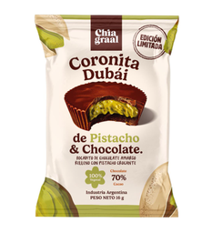 [153] Caja x16u - Coronitas PISTACHO y CHOCOLATE - Chia Graal