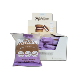 [700] Caja x12 alfajores - AVELLANAS y CACAO - Meltaim