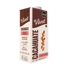 [6] BEBIDA de mani CACAO POWER x1l - Vivet