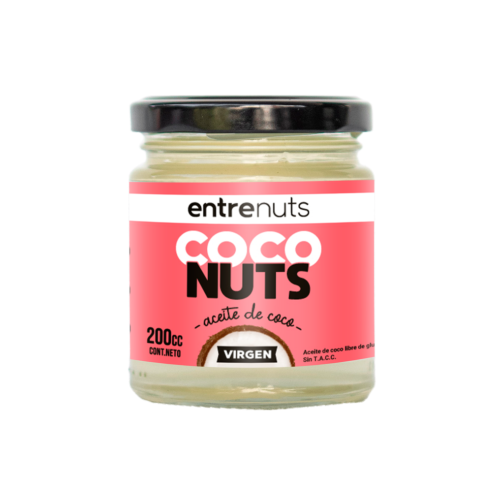 Aceite de coco VIRGEN ORGANICO x200cc - Entrenuts