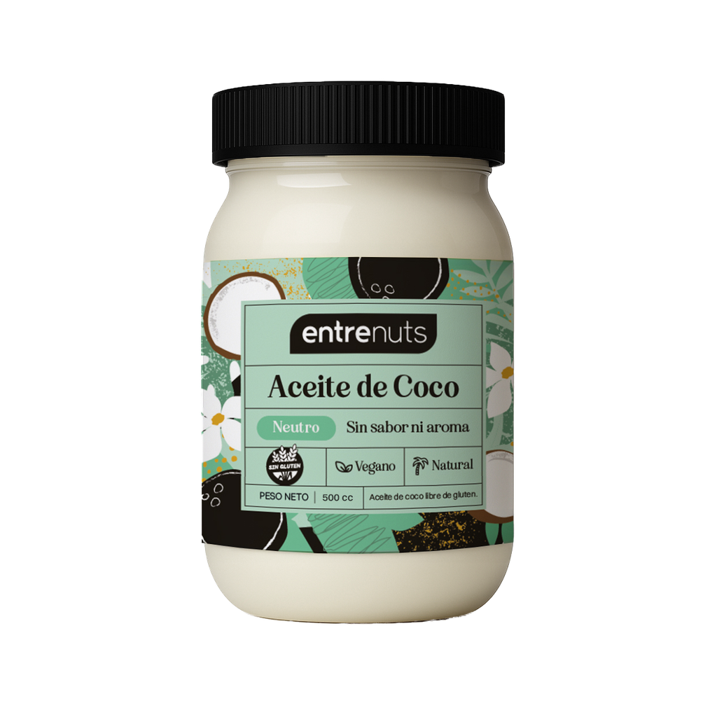 Aceite de coco NEUTRO x500cc - Entrenuts
