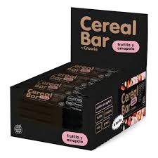 Caja x12 barras - CEREAL FRUTILLA y AMAPOLA - Crowie