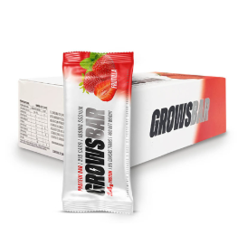 Caja x12 barritas - FRUTILLA - GrowsBar