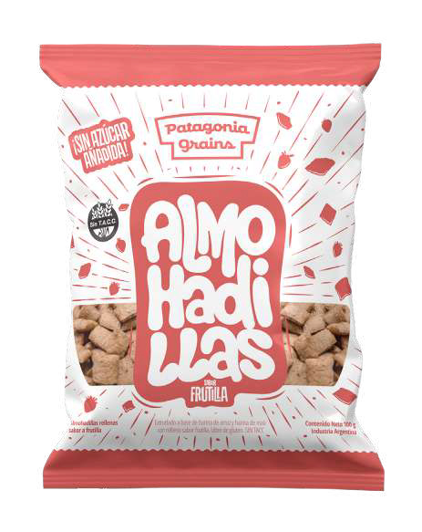 Almohaditas de FRUTILLA s/AZUCAR - Patagonia Grains