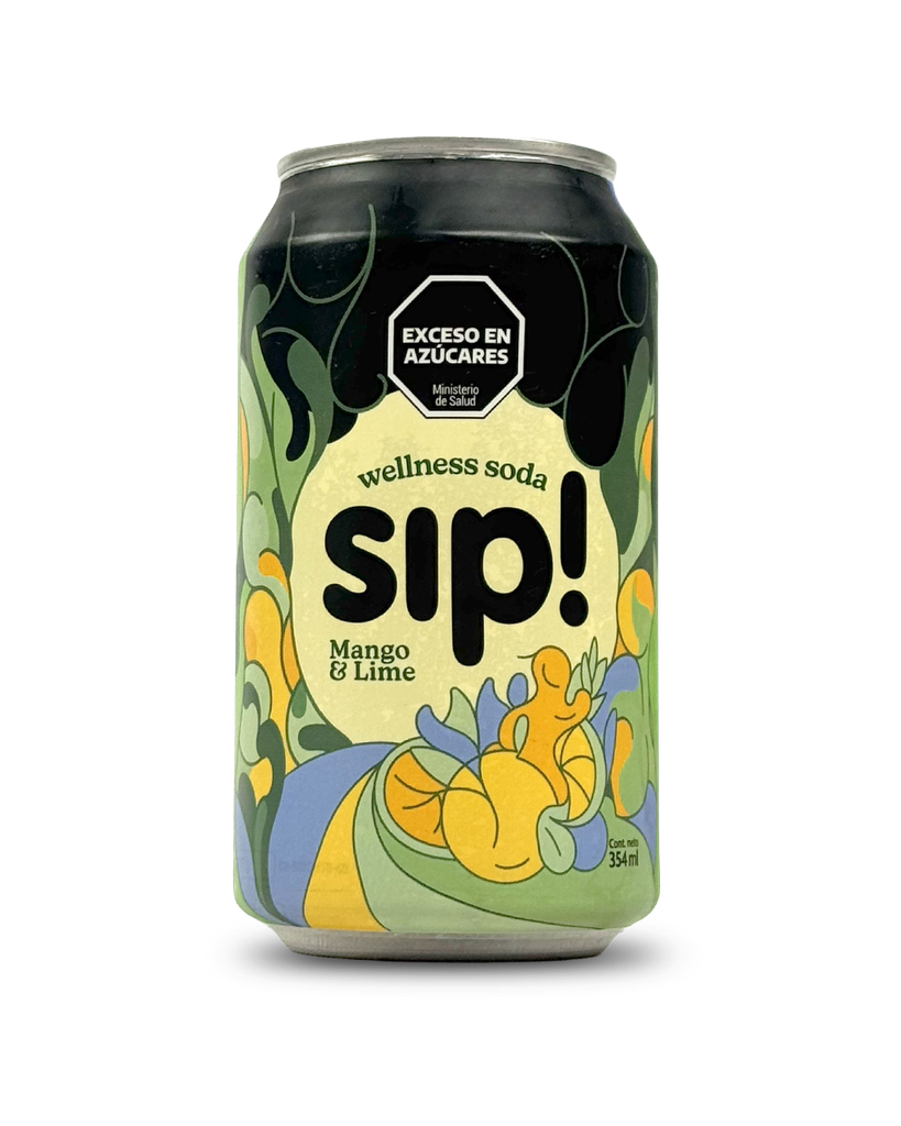 Bebida gasificada c/PREBIOTICOS sabor MANGO y LIMA - Sip
