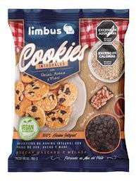 Galletitas integrales de AVENA, PASAS de UVA y MANI - Limbus